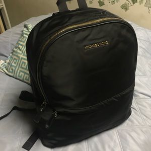 Black Silk Michael Kors Backpack
